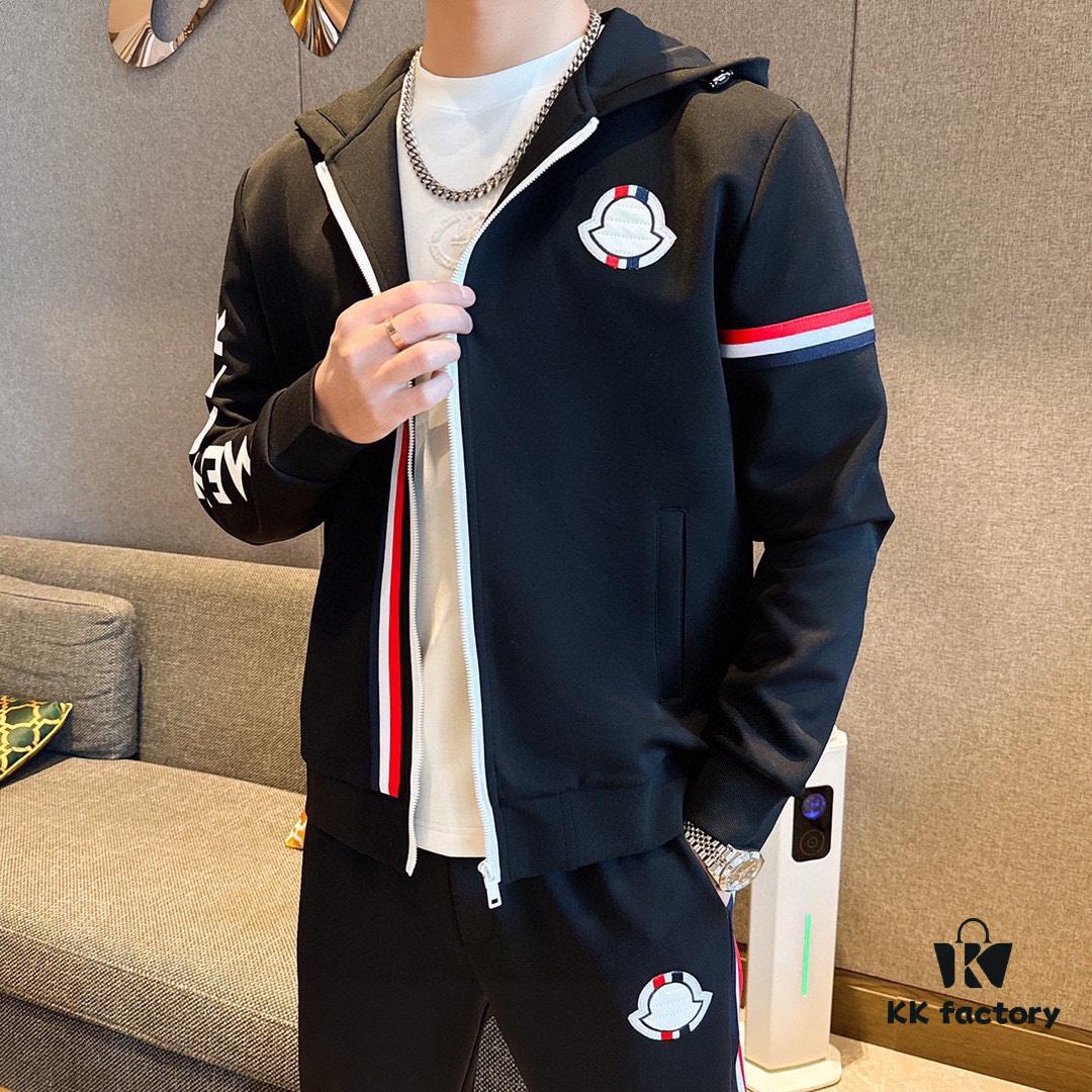 6931a259ccd8ab3d7af96715 MONCLER Official Version 2025 New Arrival Cardigan Sweatshirt Set, Premium Tencel Roman Cotton, Natural Comfort and Elegant Design
