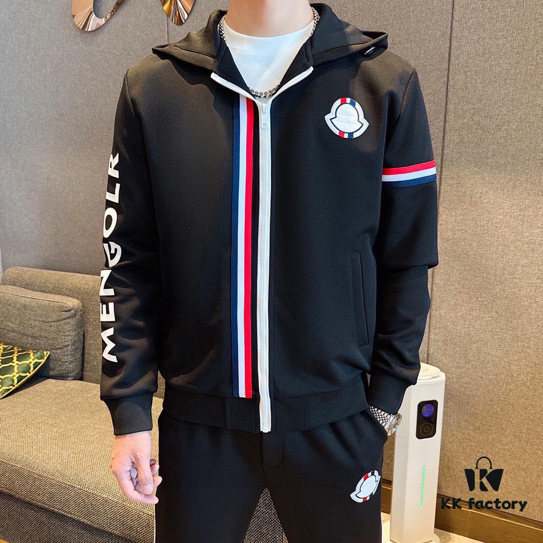 6931a259ccd8ab3d7af96716 MONCLER Official Version 2025 New Arrival Cardigan Sweatshirt Set, Premium Tencel Roman Cotton, Natural Comfort and Elegant Design