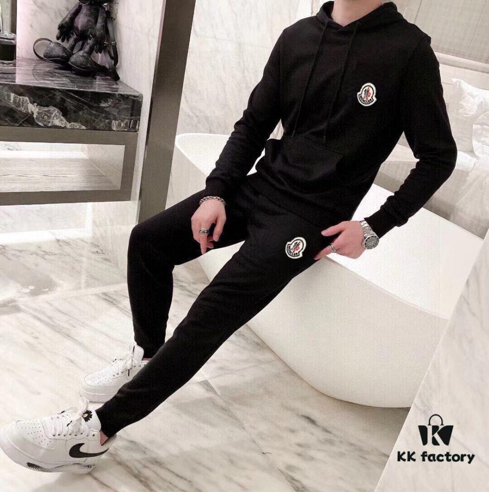 6931a25accd8ab3d7af9672c MONCLER Hoodie Set – Premium 100% Natural Roman Cotton, Elegant and Comfortable Fit, Original Factory Craftsmanship