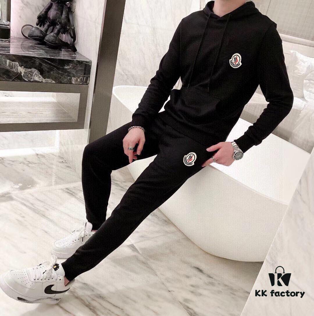 6931a25accd8ab3d7af9672c MONCLER Hoodie Set – Premium 100% Natural Roman Cotton, Elegant and Comfortable Fit, Original Factory Craftsmanship