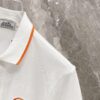 6931a25cccd8ab3d7af96743 Hermes 25SS Classic H Embroidered Short-Sleeve Polo Shirt