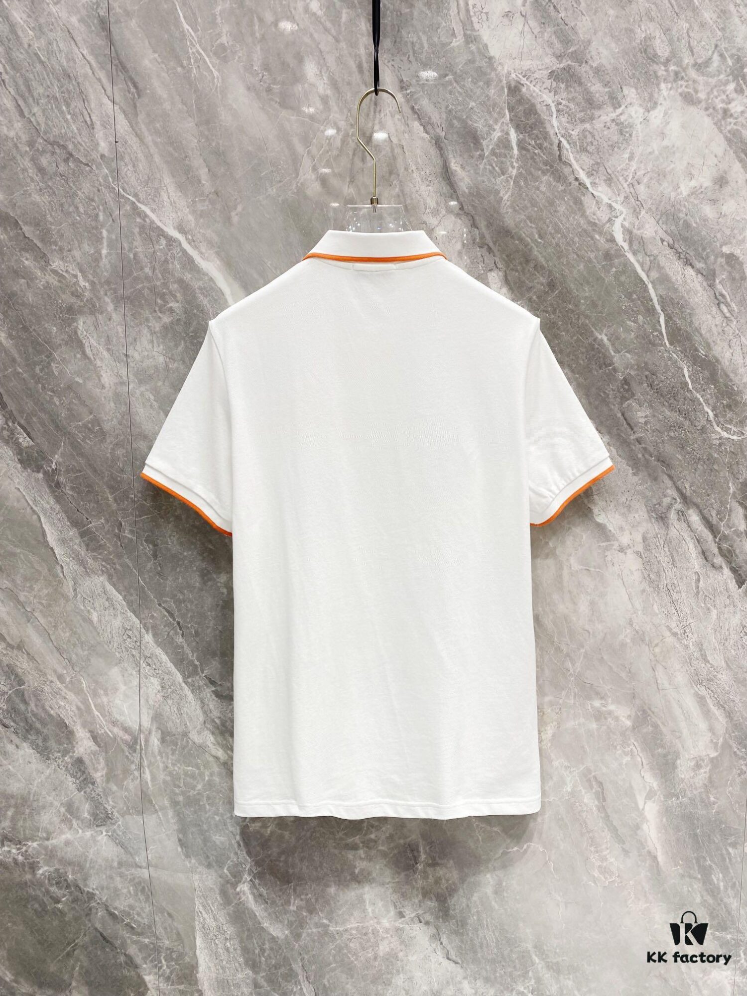 6931a25cccd8ab3d7af96747 Hermes 25SS Classic H Embroidered Short-Sleeve Polo Shirt