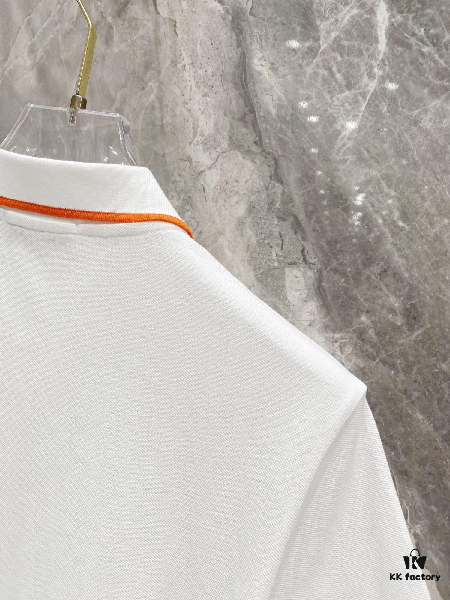 6931a25cccd8ab3d7af96748 Hermes 25SS Classic H Embroidered Short-Sleeve Polo Shirt