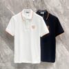 6931a25cccd8ab3d7af9674a Hermes 25SS Classic H Embroidered Short-Sleeve Polo Shirt