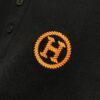 6931a25cccd8ab3d7af96751 Hermes 25SS Classic H Embroidered Short-Sleeve Polo Shirt