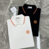 6931a25eccd8ab3d7af9675e Hermes 2025 SS Summer New Arrival Color-Blocked Collar Knit Polo Shirt, 100% Piqué Cotton, Smooth 16-Gauge Knitted Short-Sleeve, Super Soft and Delicate Texture, Premium Feel with Low-Key Luxury