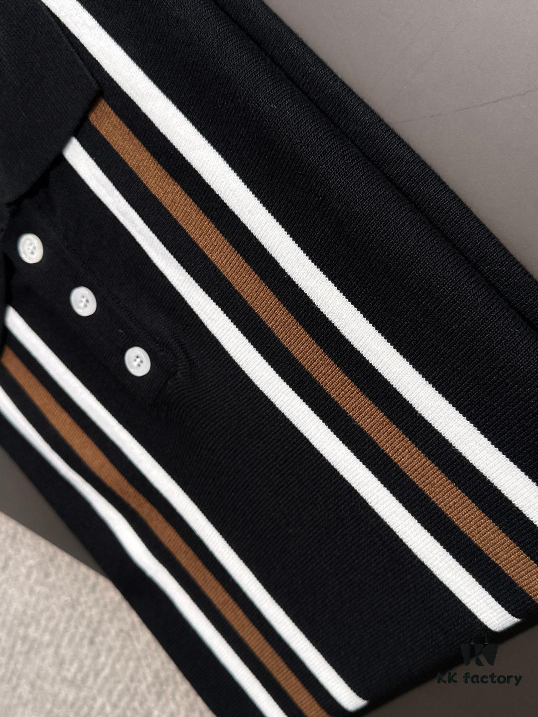 6931a25fccd8ab3d7af96764 High-Quality Hermès 2025 Spring/Summer New Men's Notched Collar Short-Sleeve T-Shirt