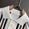 6931a25fccd8ab3d7af9676a High-Quality Hermès 2025 Spring/Summer New Men's Notched Collar Short-Sleeve T-Shirt