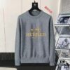 6931a265ccd8ab3d7af967d5 Hermes Men's Fall/Winter Classic Crew Neck Wool Pullover Sweater, 2025 New Arrival, Slim Fit Premium Blend Knitwear with Contrast Logo