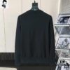 6931a265ccd8ab3d7af967db Hermes Men's Fall/Winter Classic Crew Neck Wool Pullover Sweater, 2025 New Arrival, Slim Fit Premium Blend Knitwear with Contrast Logo