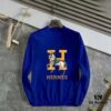 6931a266ccd8ab3d7af967e6 HERMES Men's Fall/Winter Classic Round-Neck Wool Pullover Sweater, 2025 New Arrival, Slim Fit Premium Wool Blend Knitwear with Contrast Logo, Timeless Elegant Design for All Occasions