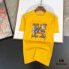 6931a266ccd8ab3d7af967f3 HERMES Men's Casual Short-Sleeve T-Shirt, 2024 Spring/Summer New Arrival, Premium Logo Craftsmanship, High-Quality Imported Silk-Cotton Fabric, Stylish and Versatile Design