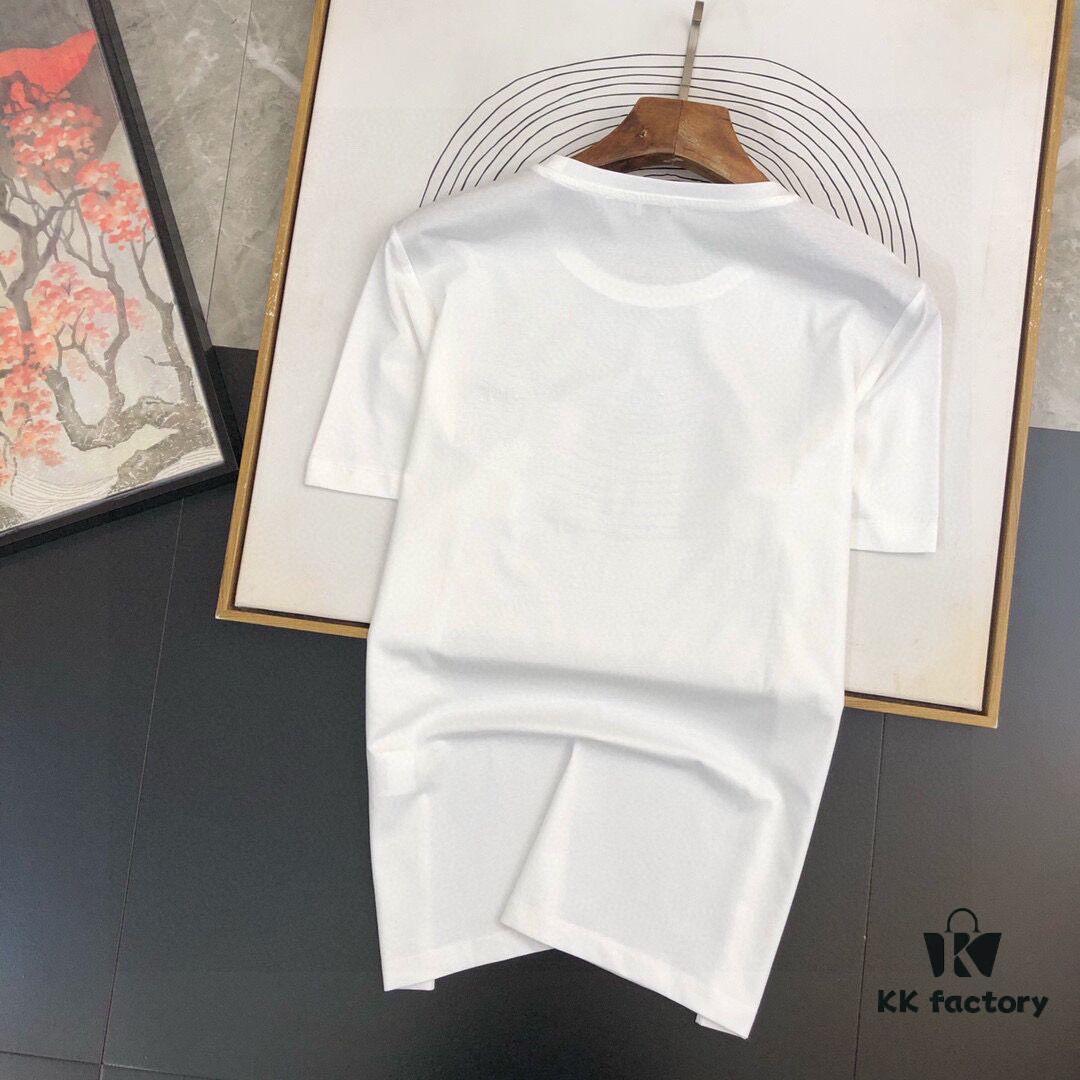 6931a267ccd8ab3d7af967f5 HERMES Men's Casual Short-Sleeve T-Shirt, 2024 Spring/Summer New Arrival, Premium Logo Craftsmanship, High-Quality Imported Silk-Cotton Fabric, Stylish and Versatile Design