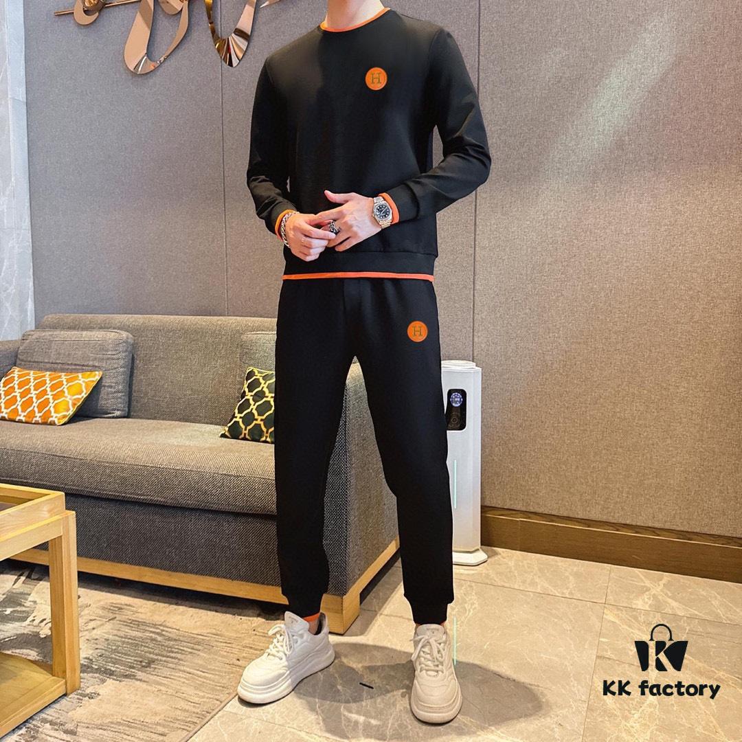 6931a267ccd8ab3d7af967f9 HERMES Hoodie Set 2025 New Arrival Premium Natural Roman Cotton Official Original Version