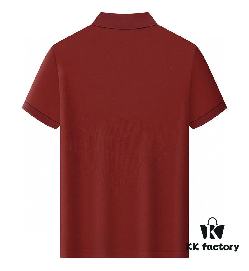 6931a26accd8ab3d7af96835 Hermes Summer New Arrival T-Shirt Collar Short-Sleeve Polo Shirt, Counter Custom Fabric, Highly Breathable and Comfortable