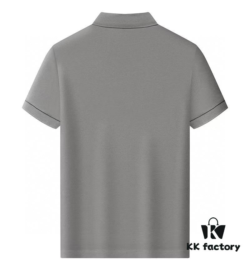 6931a26accd8ab3d7af96839 Hermes Summer New Arrival T-Shirt Collar Short-Sleeve Polo Shirt, Counter Custom Fabric, Highly Breathable and Comfortable