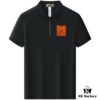 6931a26accd8ab3d7af9683f Hermès Summer New Arrival Polo Shirt with Turn-down Collar, Short Sleeve Unisex T-shirt, Premium Custom Fabric for High Breathability and Comfort, Material: 71.6% Cotton, 25.3% Polyester, 3.1% Spandex