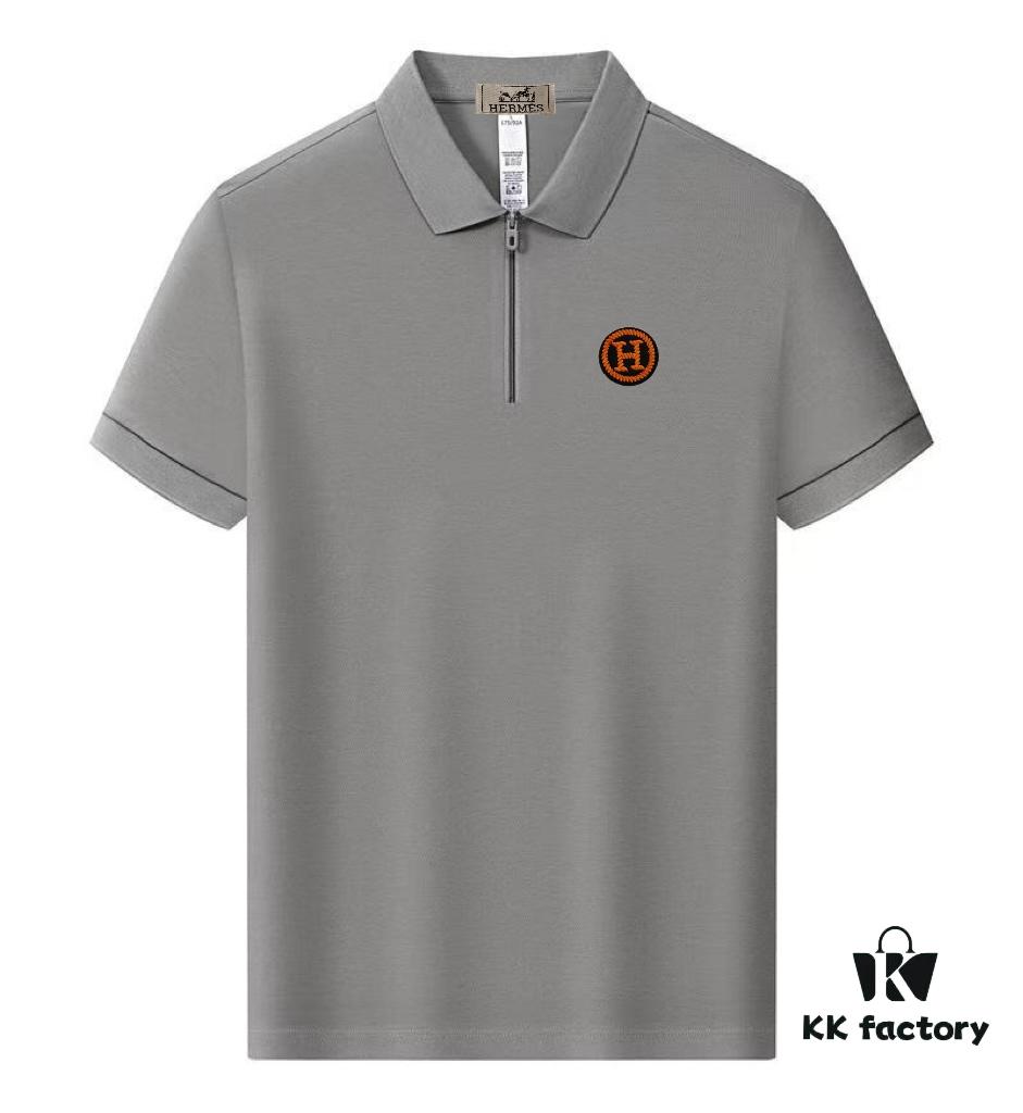 6931a26eccd8ab3d7af96856 Hermes Summer New Arrival Polo Shirt with Turn-down Collar, Short Sleeve Unisex T-shirt, Premium Custom Fabric, Highly Breathable and Comfortable, Material: 71.6% Cotton, 25.3% Polyester, 3.1% Spandex