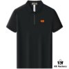 Hermes [Strong] Summer New Arrival T-Shirt Collar Short-Sleeve Polo Shirt, Counter Custom Fabric with High Breathability and Comfort, Material: 71.6% Cotton, 25.3% Polyester Fiber, 3.1% Spandex