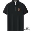 6931a272ccd8ab3d7af96872 Hermès Summer New Arrival Polo Shirt with Collar, Short Sleeve, Premium Custom Fabric, Breathable and Comfortable, 71.6% Cotton, 25.3% Polyester, 3.1% Elastane