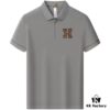6931a272ccd8ab3d7af96873 Hermès Summer New Arrival Polo Shirt with Collar, Short Sleeve, Premium Custom Fabric, Breathable and Comfortable, 71.6% Cotton, 25.3% Polyester, 3.1% Elastane