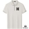 6931a273ccd8ab3d7af96875 Hermès Summer New Arrival Polo Shirt with Collar, Short Sleeve, Premium Cotton Blend Fabric, Breathable and Comfortable
