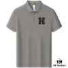 6931a273ccd8ab3d7af96877 Hermès Summer New Arrival Polo Shirt with Collar, Short Sleeve, Premium Cotton Blend Fabric, Breathable and Comfortable