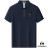 6931a273ccd8ab3d7af96878 Hermès Summer New Arrival Polo Shirt with Collar, Short Sleeve, Premium Cotton Blend Fabric, Breathable and Comfortable