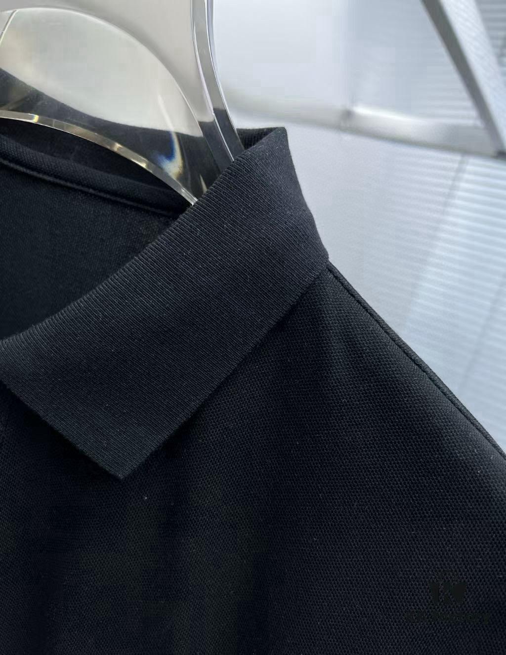 6931a275ccd8ab3d7af96884 Hermes Summer New Arrival Polo Shirt with Turn-down Collar, Short Sleeve, Premium Custom Fabric, Breathable and Comfortable, Exquisite Design with Brand Identity, Soft and Smooth Texture, Casual Fit with Excellent Silhouette