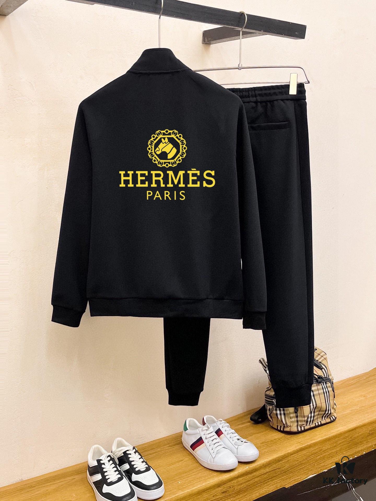6931a277ccd8ab3d7af9689c HERMES (Gospel for the Plus-Size) New 2025 Best-Selling Knit Cardigan Sweatshirt Set – Official Website Original Version, Premium Natural Roman Cotton 100%, Elegant and Comfortable Unisex Wear