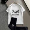 6931a27accd8ab3d7af968c9 HERMES Men's Summer High-Quality Double-Mercerized Cotton Suit Set, Imported Premium Fabric, Fashion Trend Style, Simple and Elegant Design