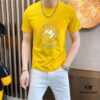 6931a27accd8ab3d7af968d2 HERMES Men's Casual Short-Sleeve T-Shirt, 2025 Spring/Summer New Arrival, Premium Logo Embroidery, High-End Imported Silk-Cotton Fabric, Stylish and Versatile Design