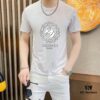 6931a27accd8ab3d7af968d4 HERMES Men's Casual Short-Sleeve T-Shirt, 2025 Spring/Summer New Arrival, Premium Logo Embroidery, High-End Imported Silk-Cotton Fabric, Stylish and Versatile Design