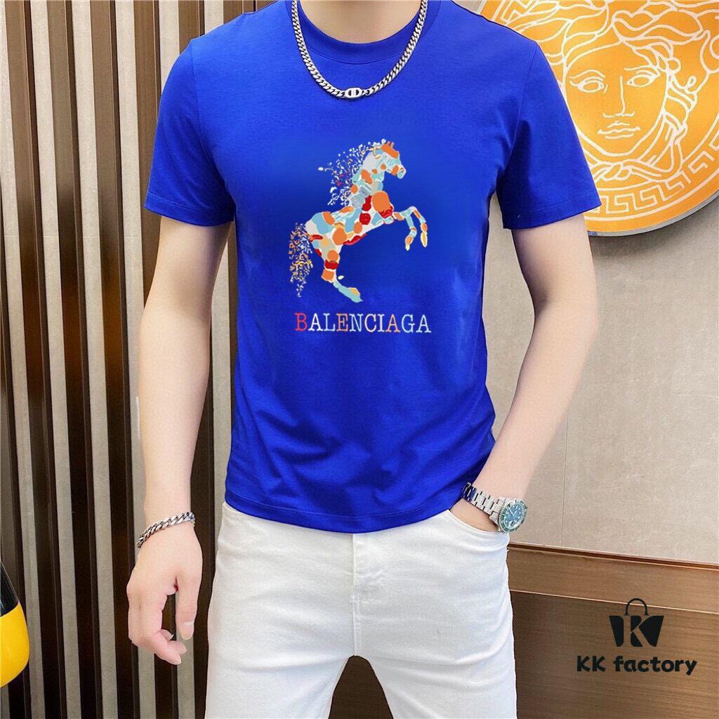 6931a27bccd8ab3d7af968dc HERMES Men's Casual Short-Sleeve T-Shirt, Spring/Summer 2025 New Arrival, Premium Logo Embroidery, Imported Silk-Cotton Fabric, Classic Fit, Size M to 5XL (Up to 220 lbs)
