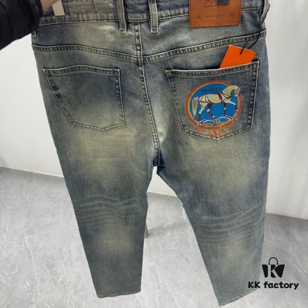 6931a27dccd8ab3d7af968f2 2025 Spring Summer European Cabinet New Arrival Ultra A-Level Proxy Grade Overseas Trading Company Order Source Top Original High-End Men's Custom Fashion Slim Straight Jeans