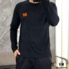 6931a27fccd8ab3d7af96921 Hermes 25SS Wool Long-Sleeve Base Layer Top, Italian Original Factory Order Channel, Highly Individual and Sophisticated Style, Chest Logo Design