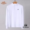 6931a281ccd8ab3d7af9693d Hermès🔥 Latest Custom Notched Collar Long Sleeve T-Shirt Polo, 3D Tailoring, Slim Fit, High-Quality Imported Fabric, Factory Direct, Premium Craftsmanship