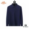 6931a281ccd8ab3d7af9693e Hermès🔥 Latest Custom Notched Collar Long Sleeve T-Shirt Polo, 3D Tailoring, Slim Fit, High-Quality Imported Fabric, Factory Direct, Premium Craftsmanship
