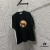 6931a282ccd8ab3d7af96959 Hermes 2025 Spring/Summer New Arrival Moon Horse Print Custom Double Gauze Plain Cotton Short Sleeve T-Shirt Unisex
