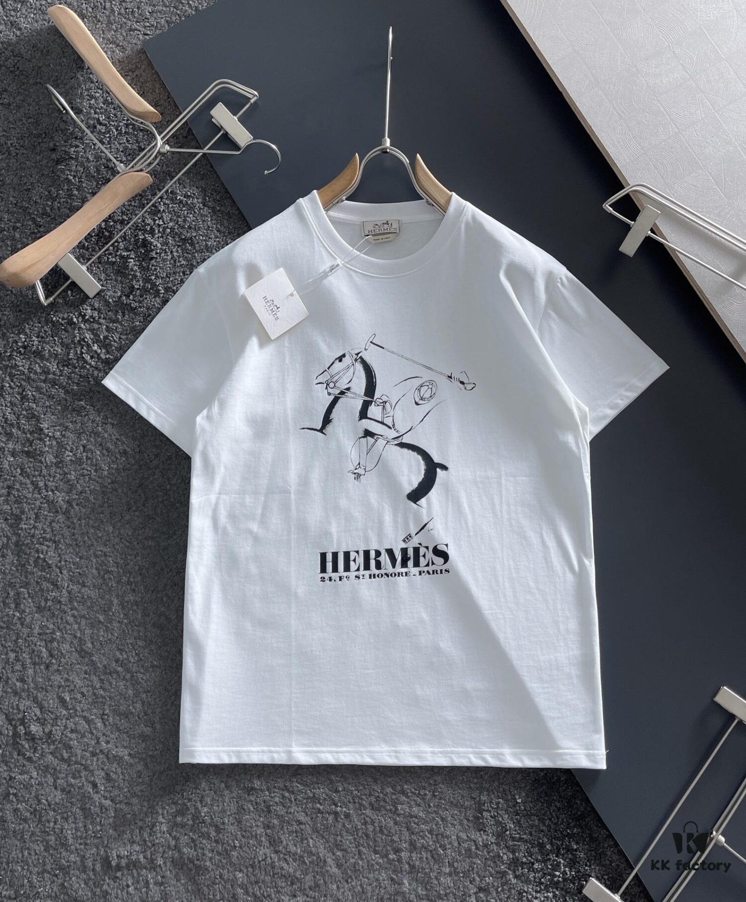 6931a285ccd8ab3d7af96984 Hermes 2025 Latest Print Short Sleeve T-Shirt, High-Quality Cabinet Original Order, Top-Tier Craftsmanship with Imported Fabric