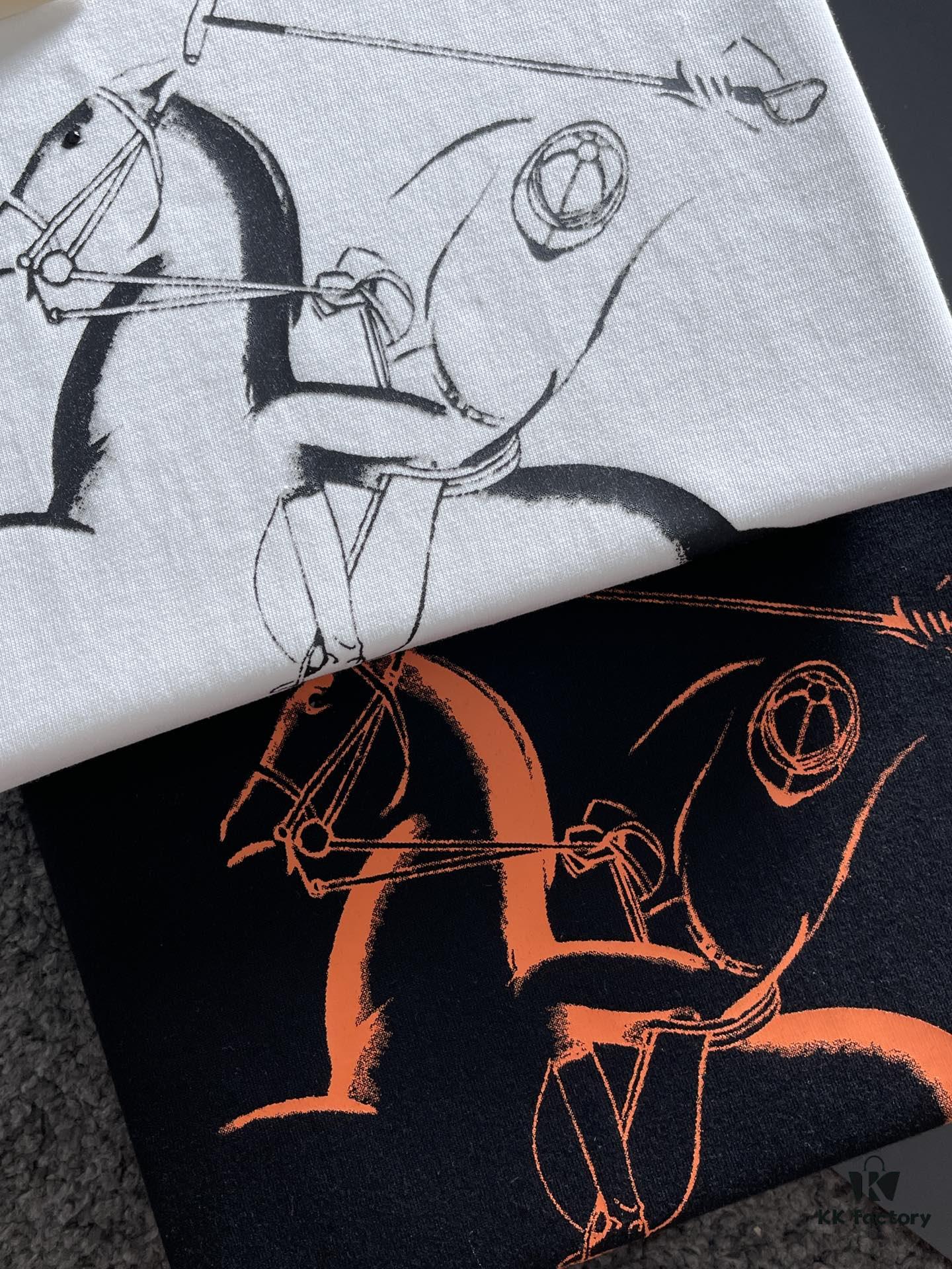6931a285ccd8ab3d7af96988 Hermes 2025 Latest Print Short Sleeve T-Shirt, High-Quality Cabinet Original Order, Top-Tier Craftsmanship with Imported Fabric