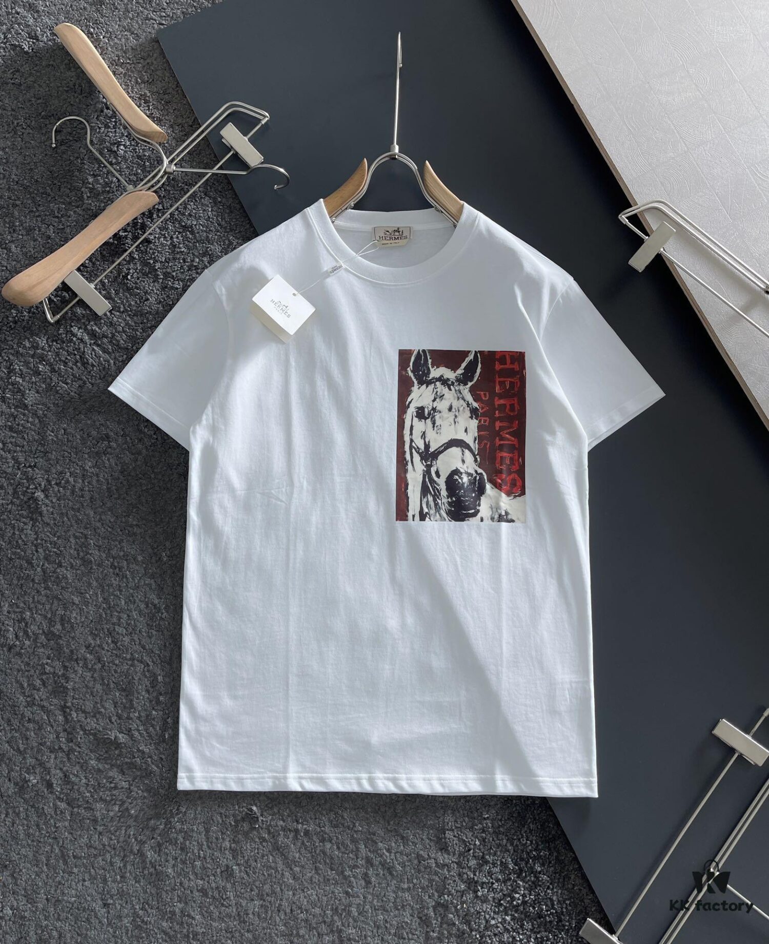 6931a285ccd8ab3d7af9698d Hermes 2025 Latest Print Short Sleeve T-Shirt, High-Quality Cabinet Original Order, Top-Grade Craftsmanship with Imported Fabric