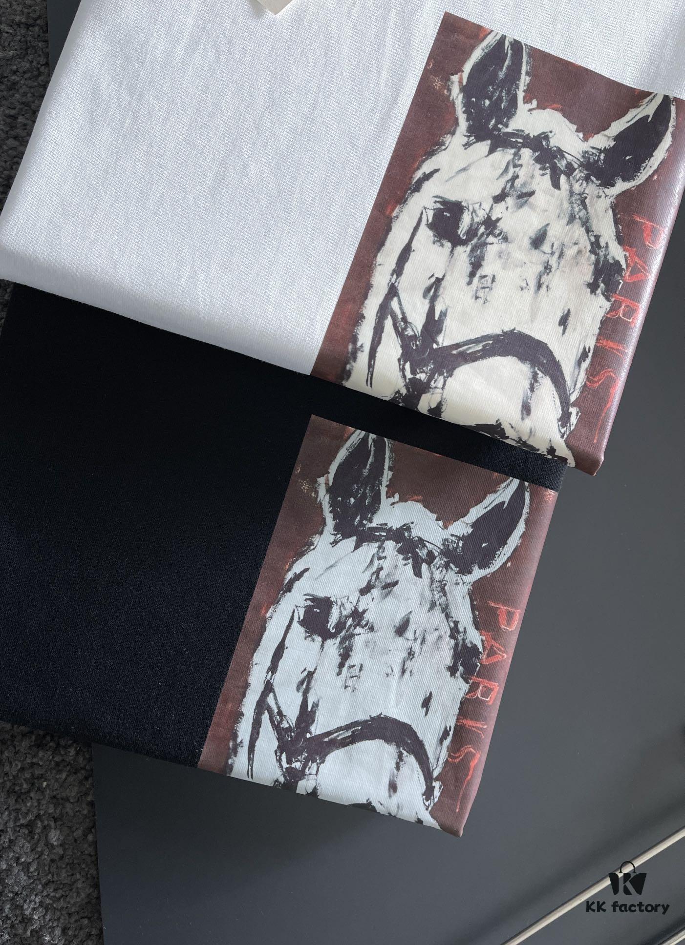 6931a285ccd8ab3d7af96993 Hermes 2025 Latest Print Short Sleeve T-Shirt, High-Quality Cabinet Original Order, Top-Grade Craftsmanship with Imported Fabric