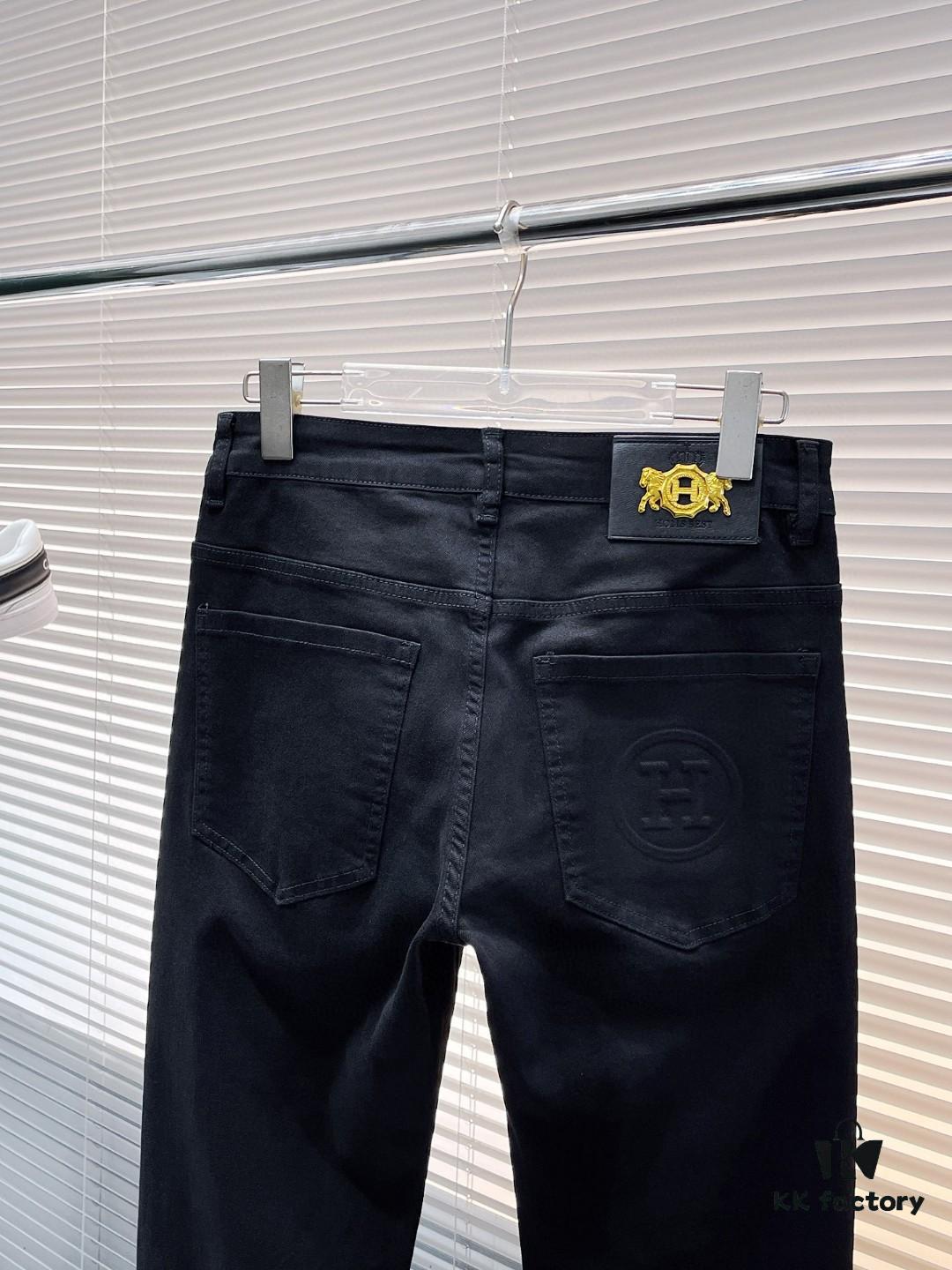 6931a288ccd8ab3d7af969bf Hermès 2024 New Men's Denim Jeans – Highly Recognizable Style, Elegant Light Gray Hue Achieved Through Multiple Washes, Perfect Craftsmanship, Two-Tone 'Little Monster' Back Pockets with Outstanding Detailing, Ideal for Men's Fashion and Aesthetic