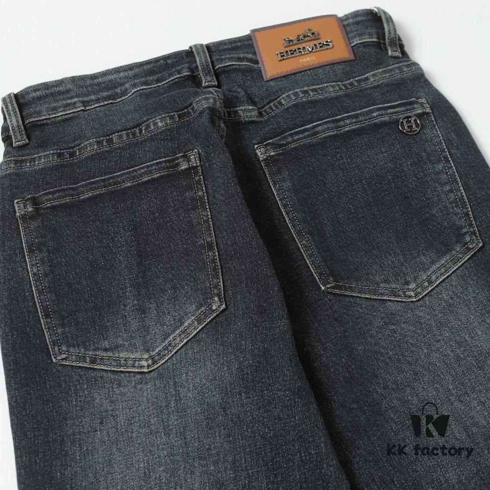 6931a288ccd8ab3d7af969ca Hermès Craftsmanship Jeans - Latest Bestseller, Original Order Premium Washed Casual Jeans with Imported Elastic Fabric