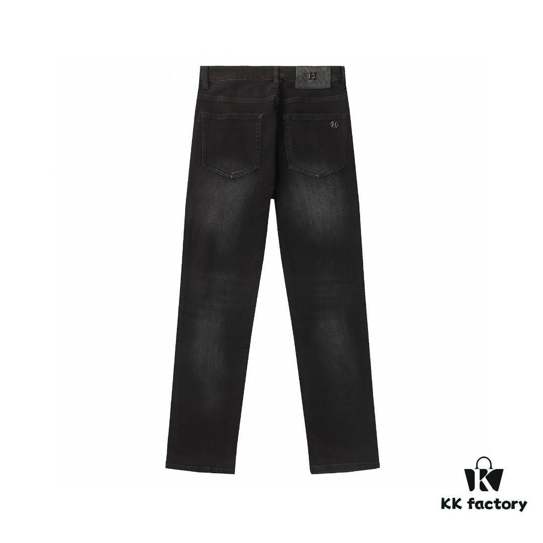 6931a288ccd8ab3d7af969d1 Hermes 2024 New Arrival Denim Jeans - Premium Quality, Soft Heavy Washed Turkish Cotton, Straight Fit Luxury Casual Trousers