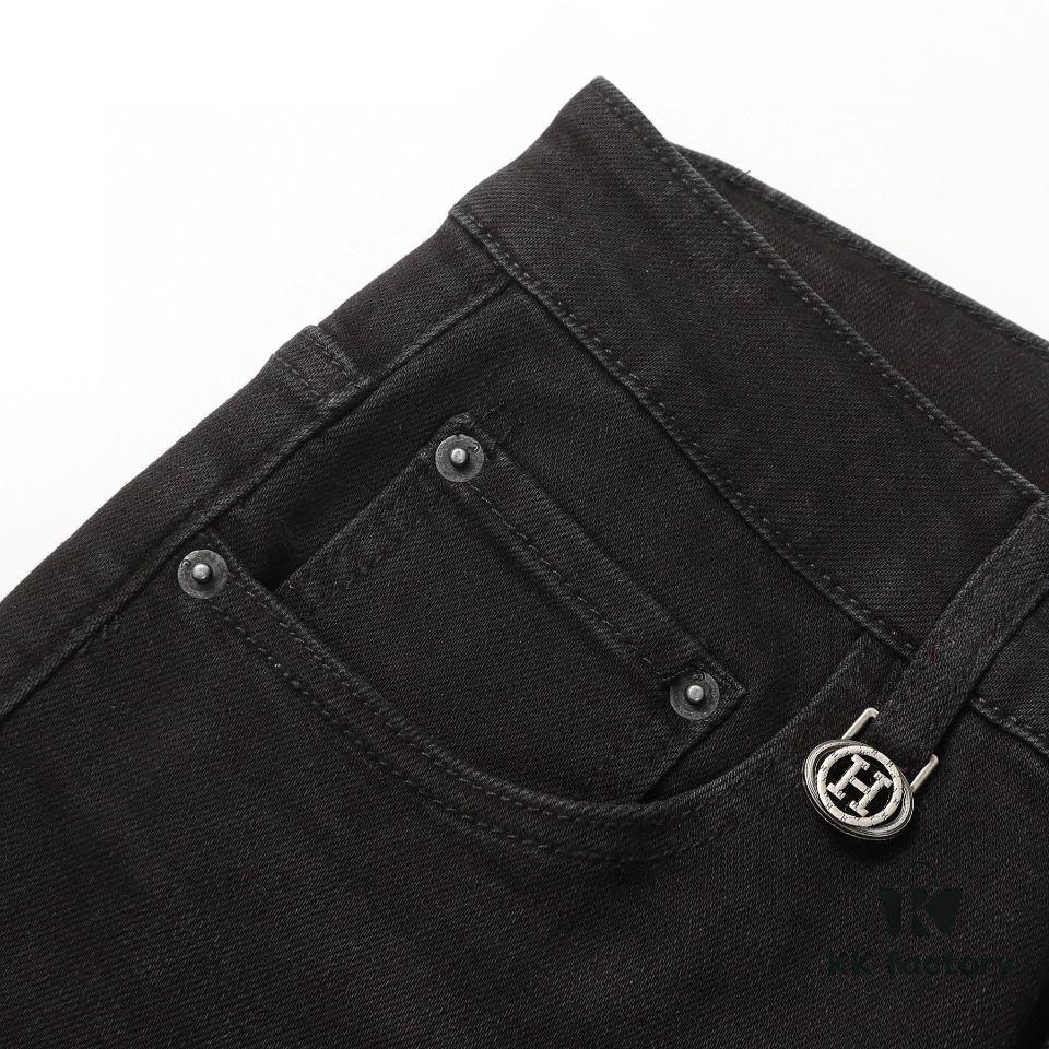 6931a289ccd8ab3d7af969d7 Hermes 2024 New Arrival Denim Jeans - Premium Quality, Soft Heavy Washed Turkish Cotton, Straight Fit Luxury Casual Trousers