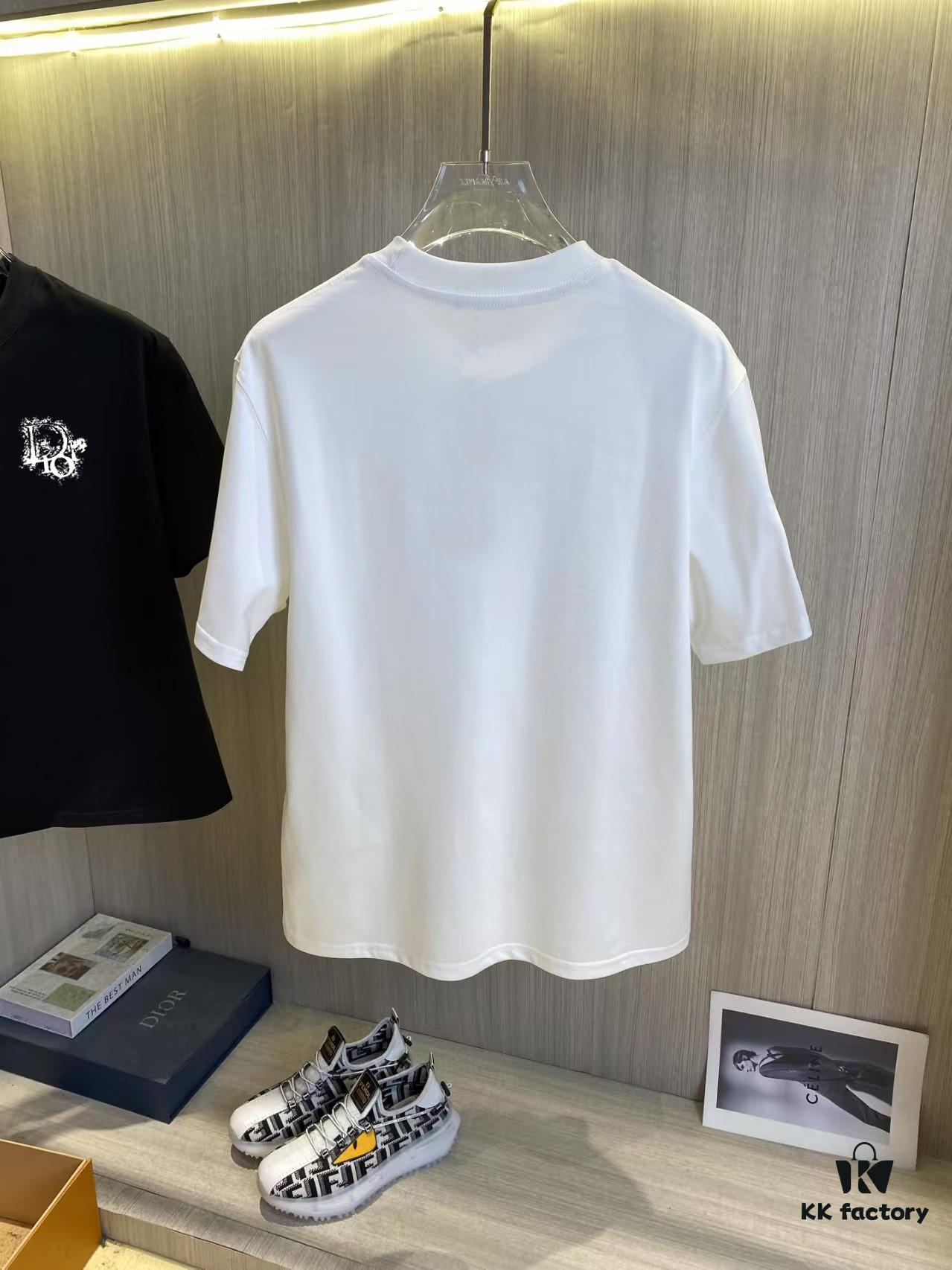 6931a289ccd8ab3d7af969e4 Hermès 2025SS Spring/Summer Latest Short-Sleeve T-Shirt – High-Quality Cotton Fabric, Embroidery and Digital Print, Unisex Loose Fit