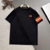 6931a28accd8ab3d7af969f5 Hermès 2025 Spring/Summer New Men's Round Neck Short-Sleeve T-Shirt, High-Quality Combed Cotton Knit Fabric with Embroidered Logo