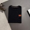6931a28bccd8ab3d7af969fc Hermès 2025 Spring/Summer New Men's Round Neck Short-Sleeve T-Shirt, High-Quality Combed Cotton Knit Fabric with Embroidered Logo